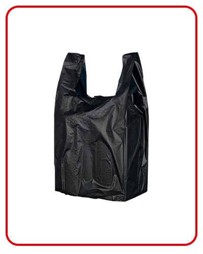 Black T-shirt Bags